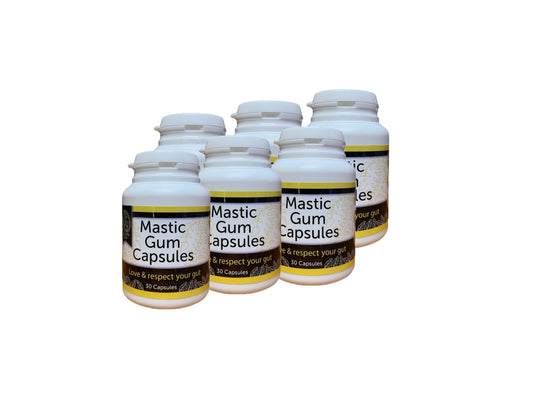Mastic Gum Capsules 6 Bottle Pack