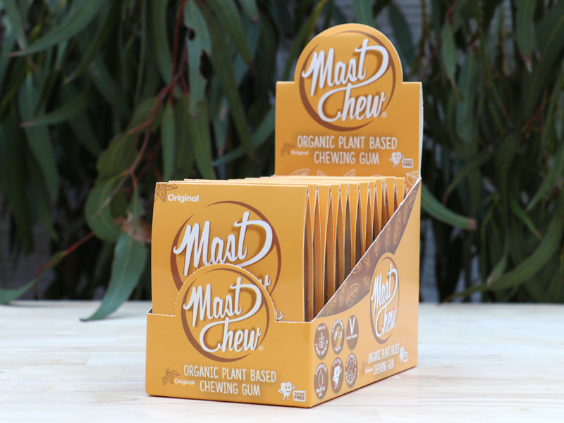 Organic Mastic Resin Original Mastic Flavour Chewing Gum Mast Chew Sleeve 8 pcs x 12