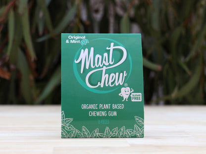 Organic Mastic Resin Original Mastic Flavour & Mint Chewing Gum Mast Chew Sleeve (8 pcs)
