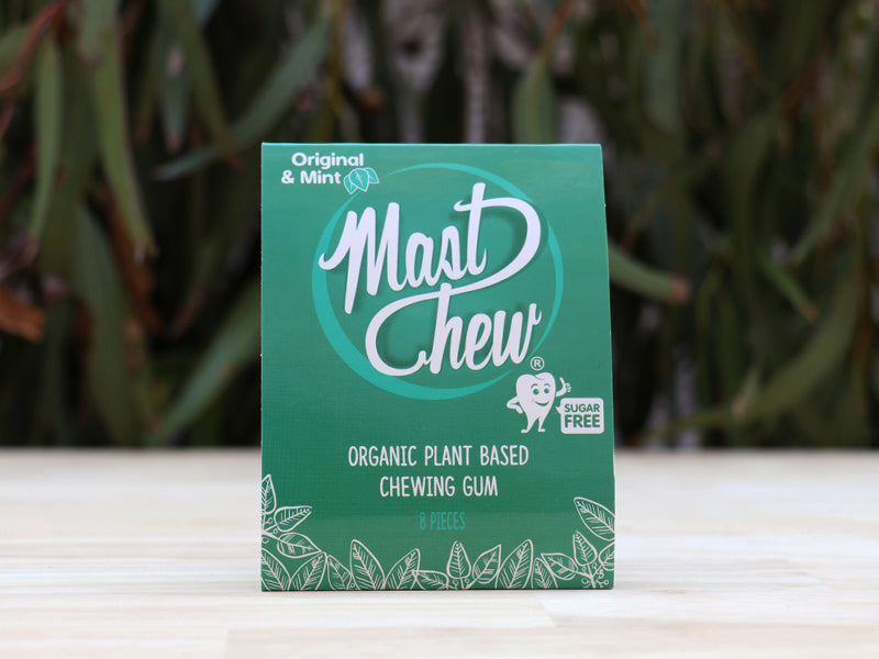Organic Mastic Resin Original Mastic Flavour & Mint Chewing Gum Mast Chew Sleeve 8 pcs x 12