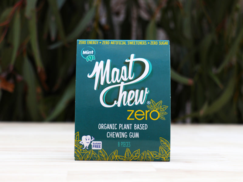 Chewing-gum en résine de mastic organique Mast Chew Zero Sleeve (8 pièces); Zéro calorie